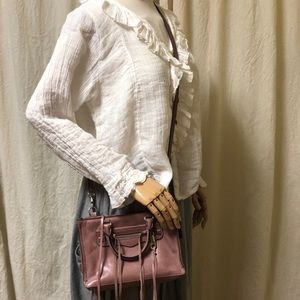 Rebecca Minkofff small satchel with cross body strap